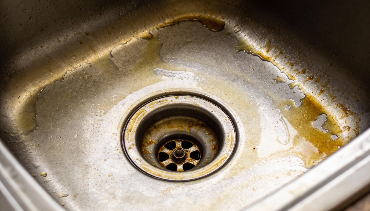 A oleosidade no ralo da pia surge principalmente da gordura presente na rotina de preparo de alimentos