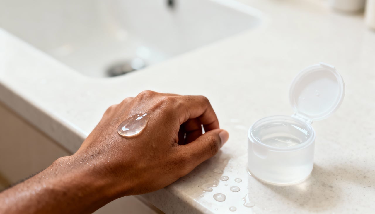 O principal motivo para hidratar a pele oleosa é a necessidade de manter a integridade da barreira cutânea – Imagens produzidas com uso de Inteligência Artificial