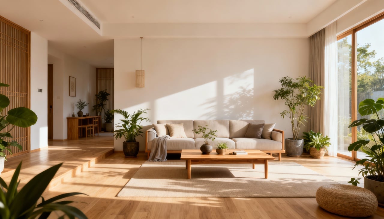 a energia Chi precisa de espaço livre e limpo para se movimentar de forma fluida e nutrir a casa