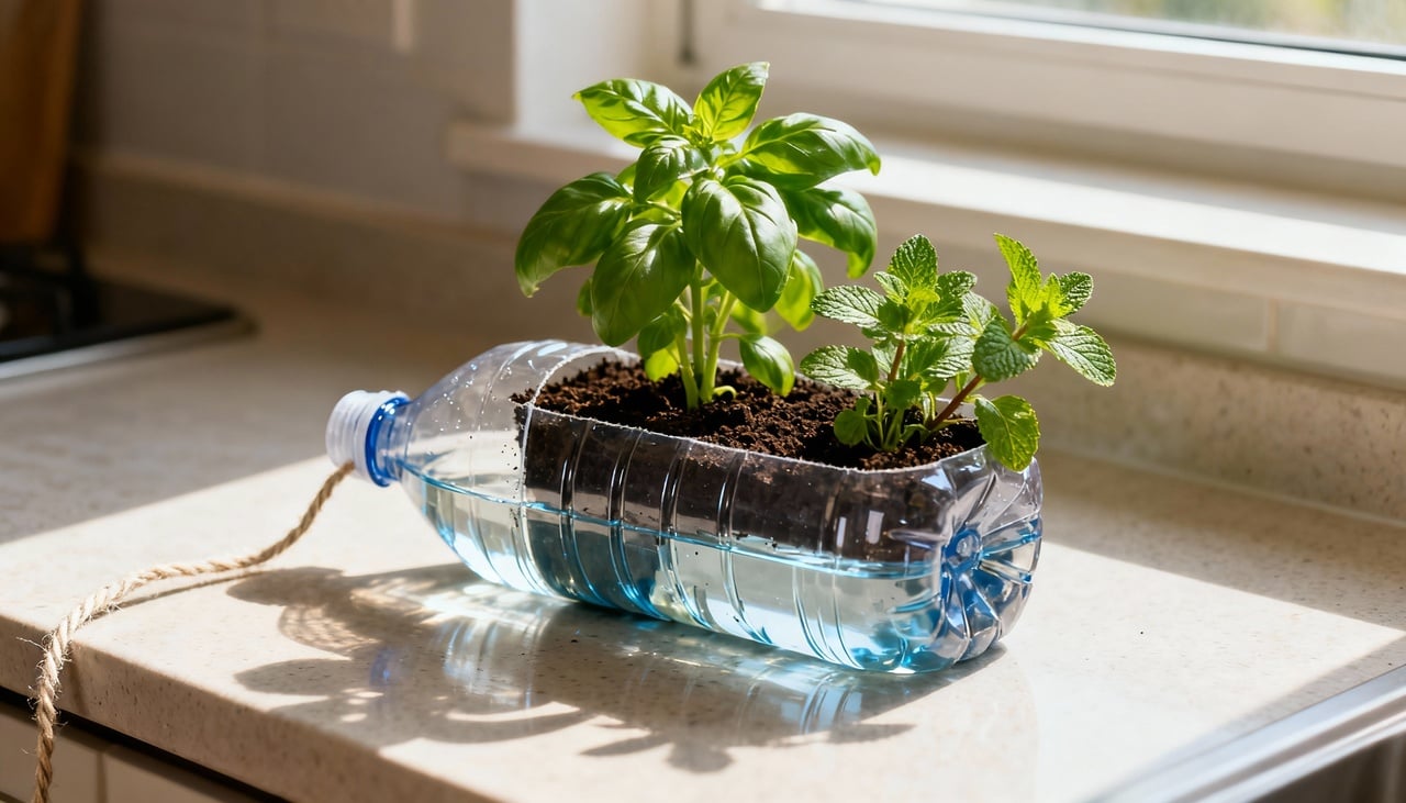 O sucesso de uma horta em apartamento depende menos do sol pleno e mais da umidade constante e da luz indireta adequada – Imagens produzidas com uso de Inteligência Artificial