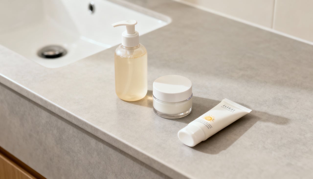 Muitas pessoas notam uma mudança na oleosidade logo nos primeiros dias sem maquiagem – Imagens produzidas com uso de Inteligência Artificial