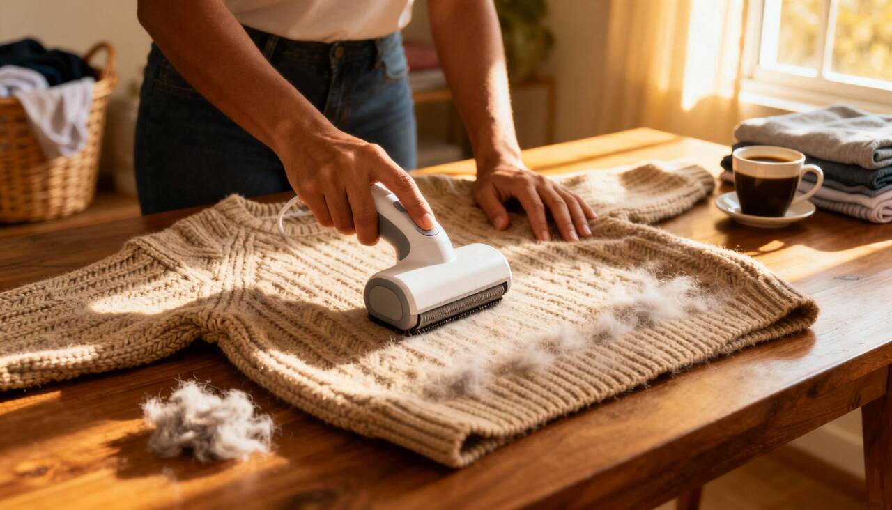 Existem várias formas práticas de eliminar as bolinhas e restaurar a aparência das malhas – Imagens produzidas com uso de Inteligência Artificial