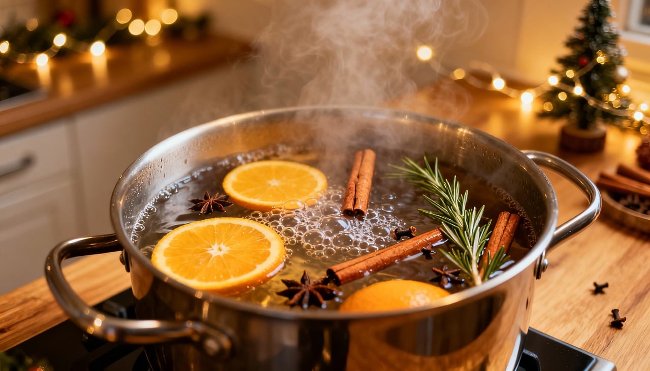 O ponto de partida é escolher qual será a fragrância de Natal dominante na casa – Imagens produzidas com uso de Inteligência Artificial