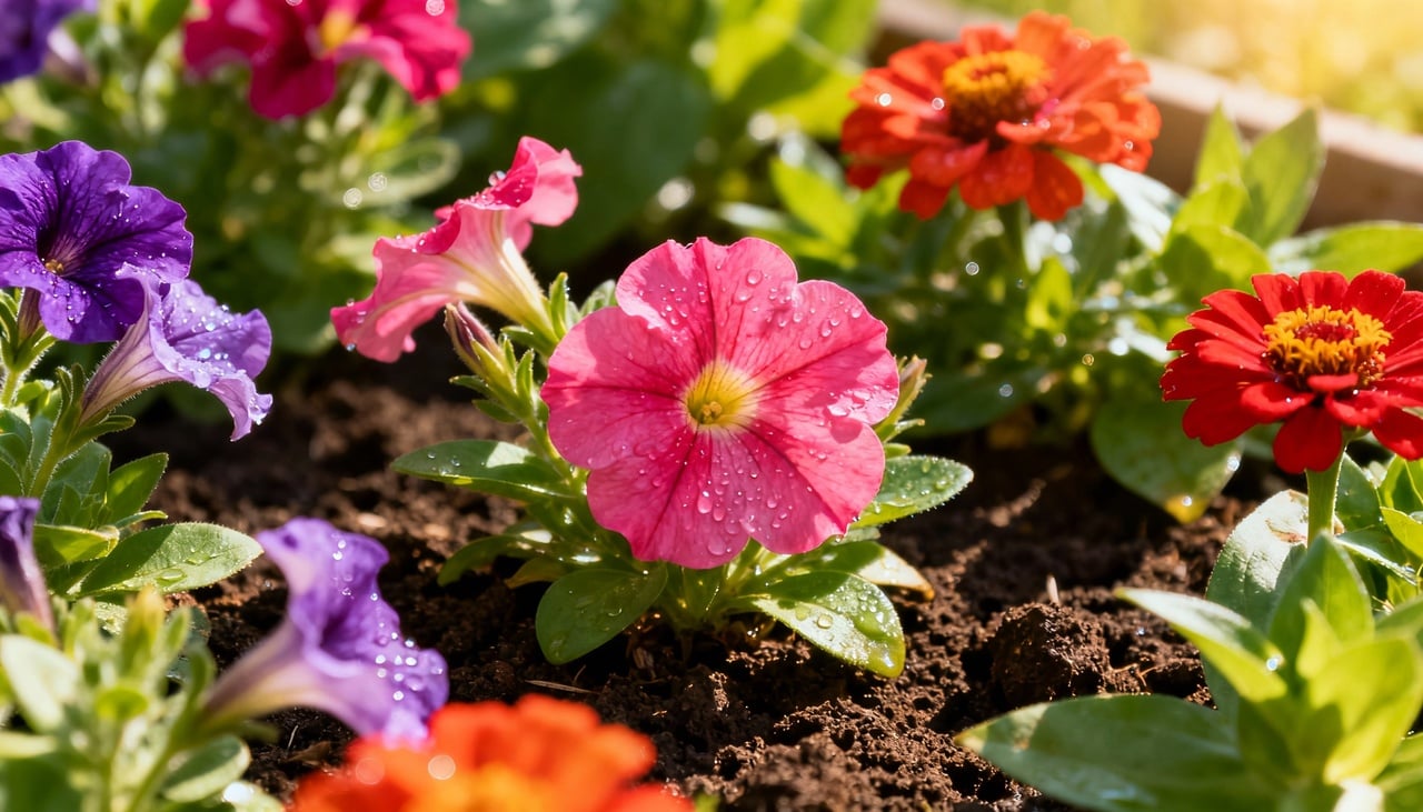 Selecionar espécies que toleram bem o calor intenso e se adaptam às condições locais garante um jardim florido durante todo o verão