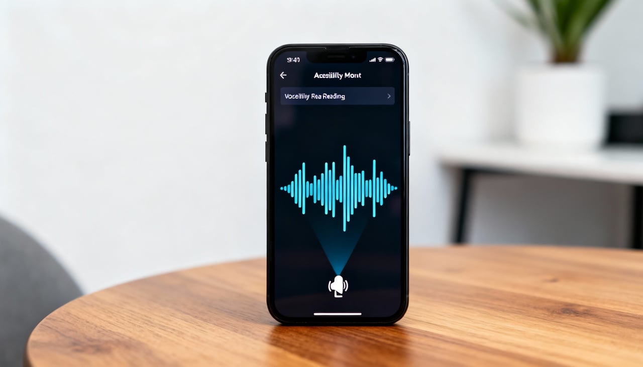 A leitura de mensagens em voz alta é um recurso de leitura de tela ou síntese de voz que converte textos exibidos no celular em áudio