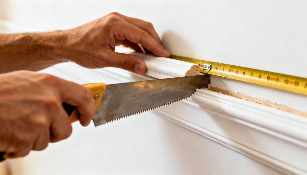 O planejamento ajuda a evitar retrabalho e desperdício de material ao instalar o painel de moldura na parede