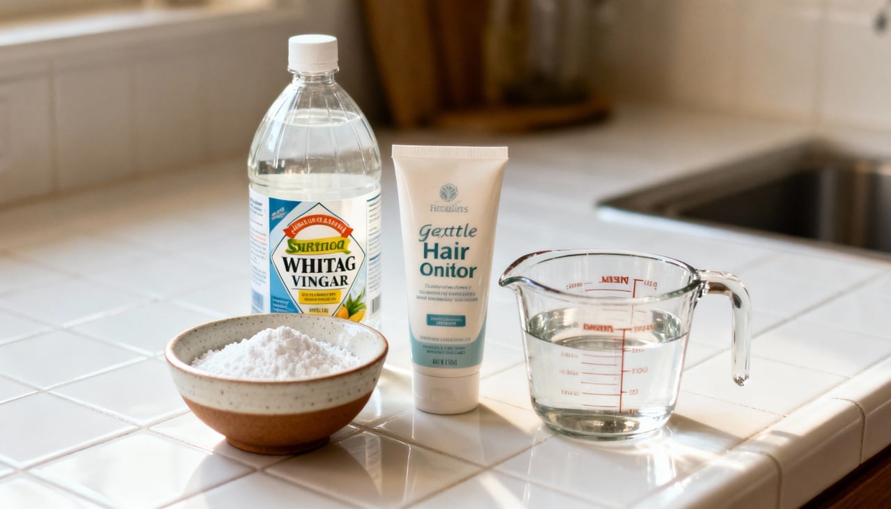 O amaciante de roupas caseiro é uma mistura preparada em casa para reduzir o atrito entre as fibras dos tecidos – Imagens produzidas com uso de Inteligência Artificial