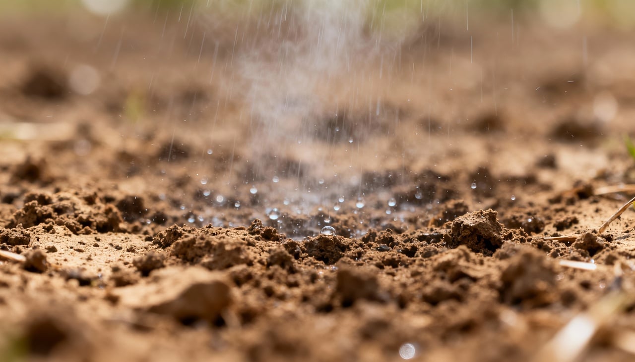 Petrichor é o nome científico dado ao cheiro característico que surge quando a chuva atinge o solo seco – Imagens produzidas com uso de Inteligência Artificial