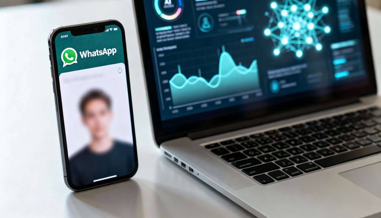 uando modelos de Inteligência Artificial analisam dados de uso de aplicativos de mensagem – Imagens produzidas com uso de Inteligência Artificial