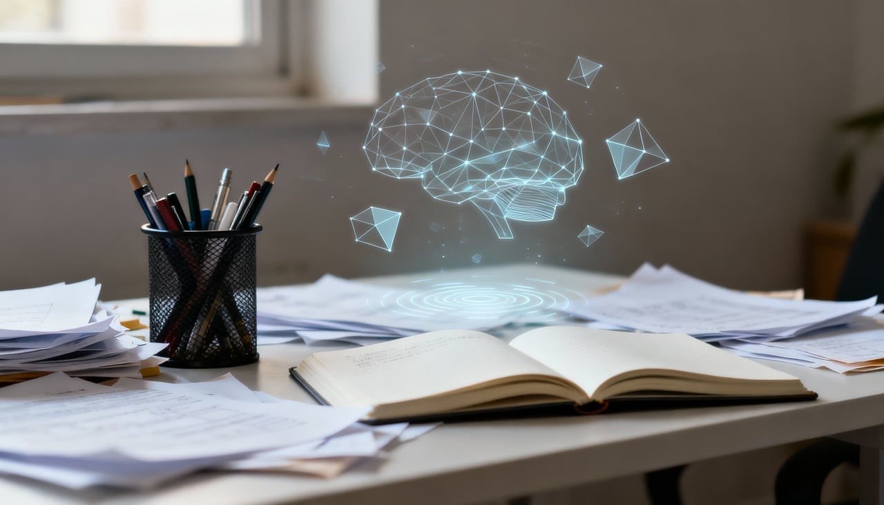 Falar sozinho, seja em voz alta ou apenas sussurrando, é uma maneira poderosa de organizar o pensamento e clarear o raciocínio – Imagens produzidas com uso de Inteligência Artificial