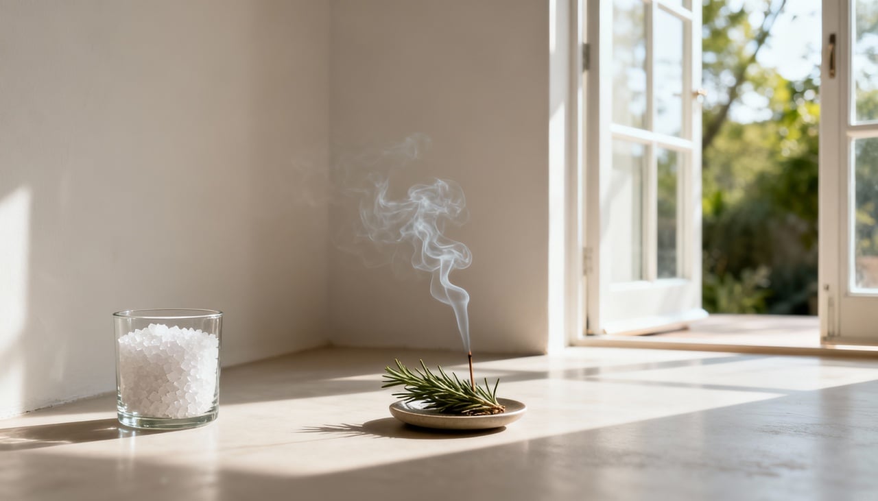 o primeiro e mais crucial passo para a harmonização de fim de ano é uma limpeza profunda que vai além da faxina tradicional – Imagens produzidas com uso de Inteligência Artificial