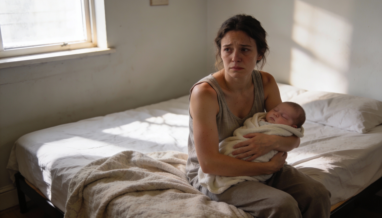 O silêncio pós-parto emocional descreve o estado em que a mãe tem dificuldade de expressar sentimentos