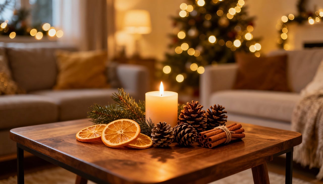 O ponto de partida é escolher qual será a fragrância de Natal dominante na casa – Imagens produzidas com uso de Inteligência Artificial