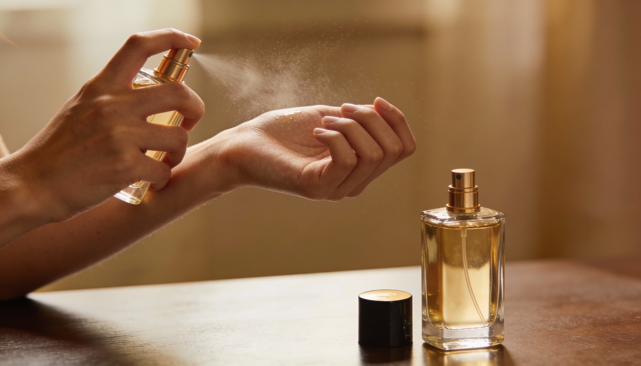 Para combinar duas fragrâncias diferentes de forma equilibrada, o mais importante é harmonia