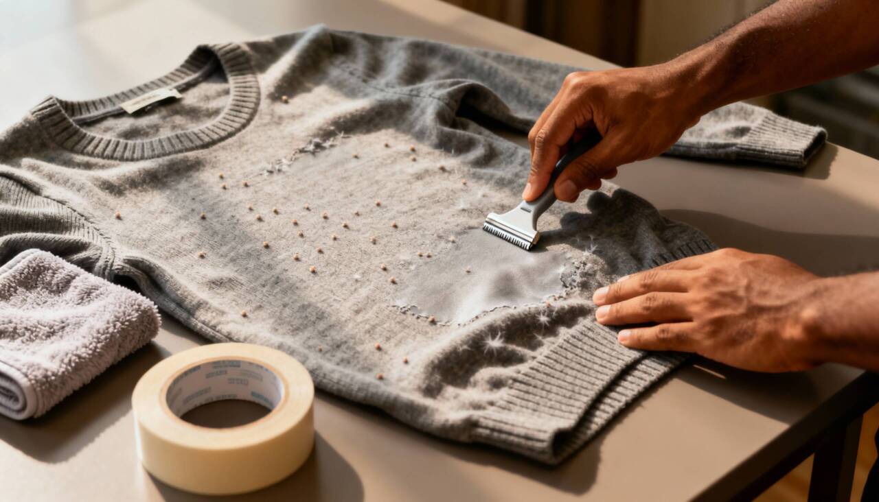 Existem várias formas práticas de eliminar as bolinhas e restaurar a aparência das malhas – Imagens produzidas com uso de Inteligência Artificial