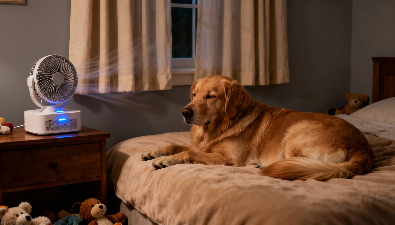 A sensibilidade auditiva dos cães é um dos principais fatores por trás do medo da pirotecnia – Imagens produzidas com uso de Inteligência Artificial