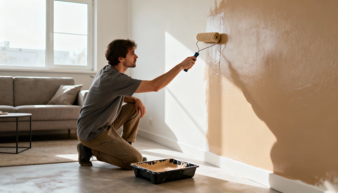 A definição da paleta é o primeiro passo prático para quem pretende pintar um quarto ou sala