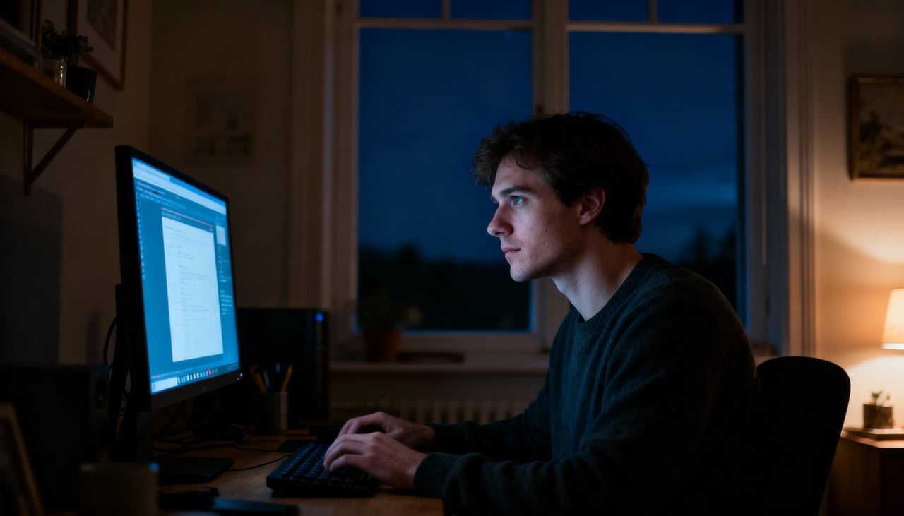 Existe uma crença popular de que apenas as primeiras horas do dia são propícias para o trabalho sério e focado – Imagens produzidas com uso de Inteligência Artificial