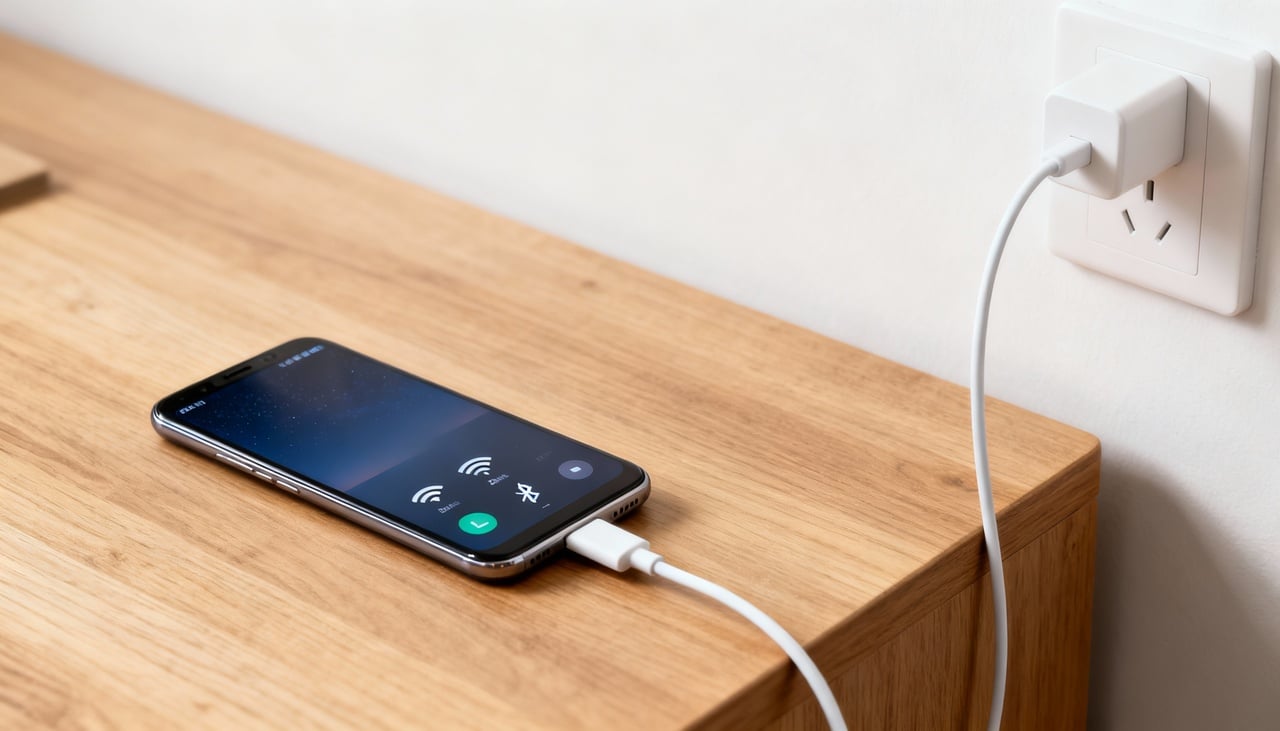 Ao ativar o modo avião, você elimina esse gasto passivo instantaneamente, interrompendo a transmissão e recepção de dados – Imagens produzidas com uso de Inteligência Artificial