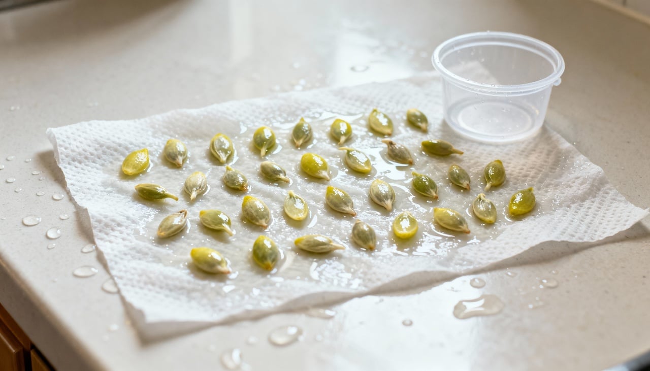 O primeiro passo para acelerar o crescimento consiste na preparação adequada das sementes