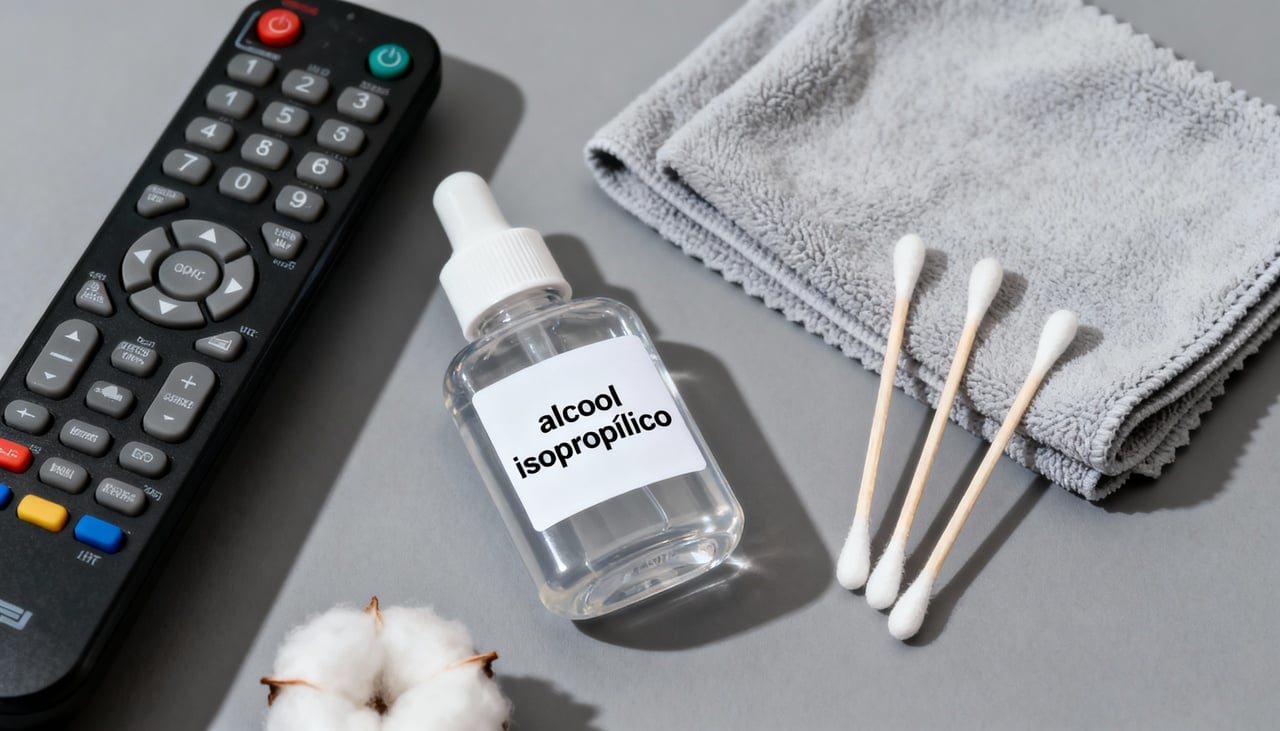 Para limpar o controle remoto sem danificar nada, a primeira medida é retirar as pilhas ou baterias