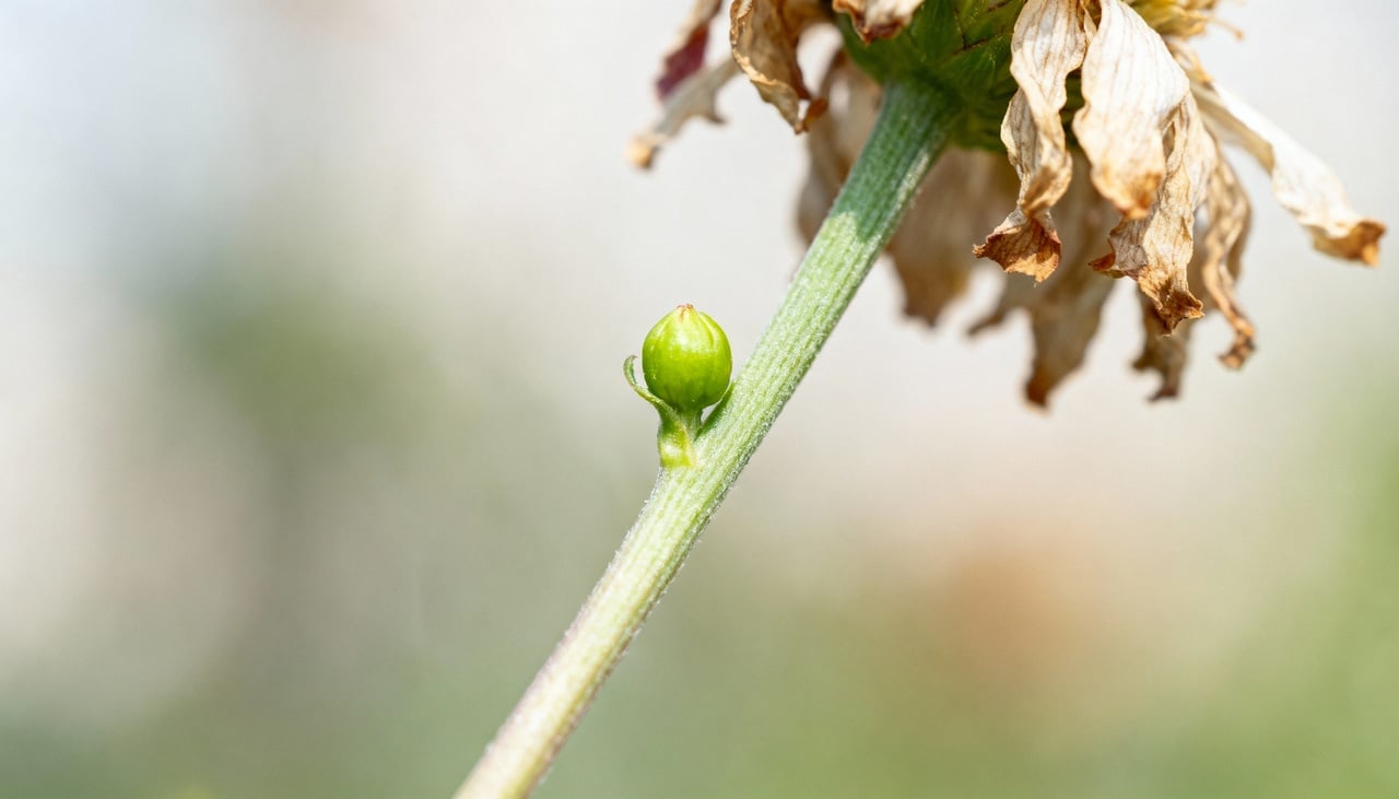 Ao remover partes antigas, a planta entende que precisa garantir sua sobrevivência e reprodução, reagindo com uma floração mais intensa – Imagens produzidas com uso de Inteligência Artificial