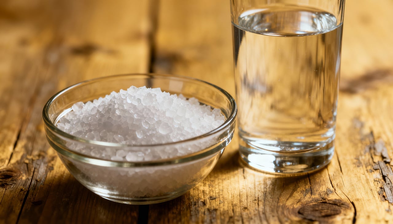 O sal grosso é um cristal natural conhecido há séculos por suas propriedades de neutralização – Imagens produzidas com uso de Inteligência Artificial