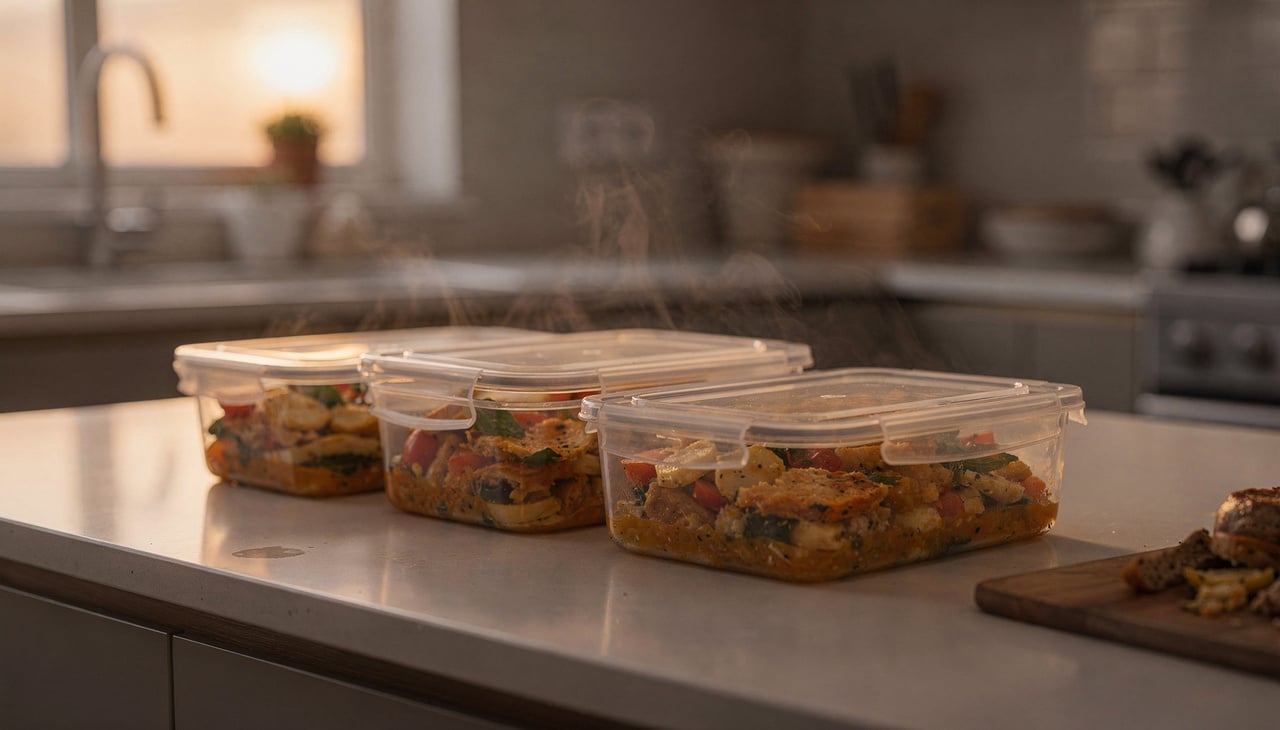 Para reduzir impactos no aparelho e manter a qualidade da refeição armazenada