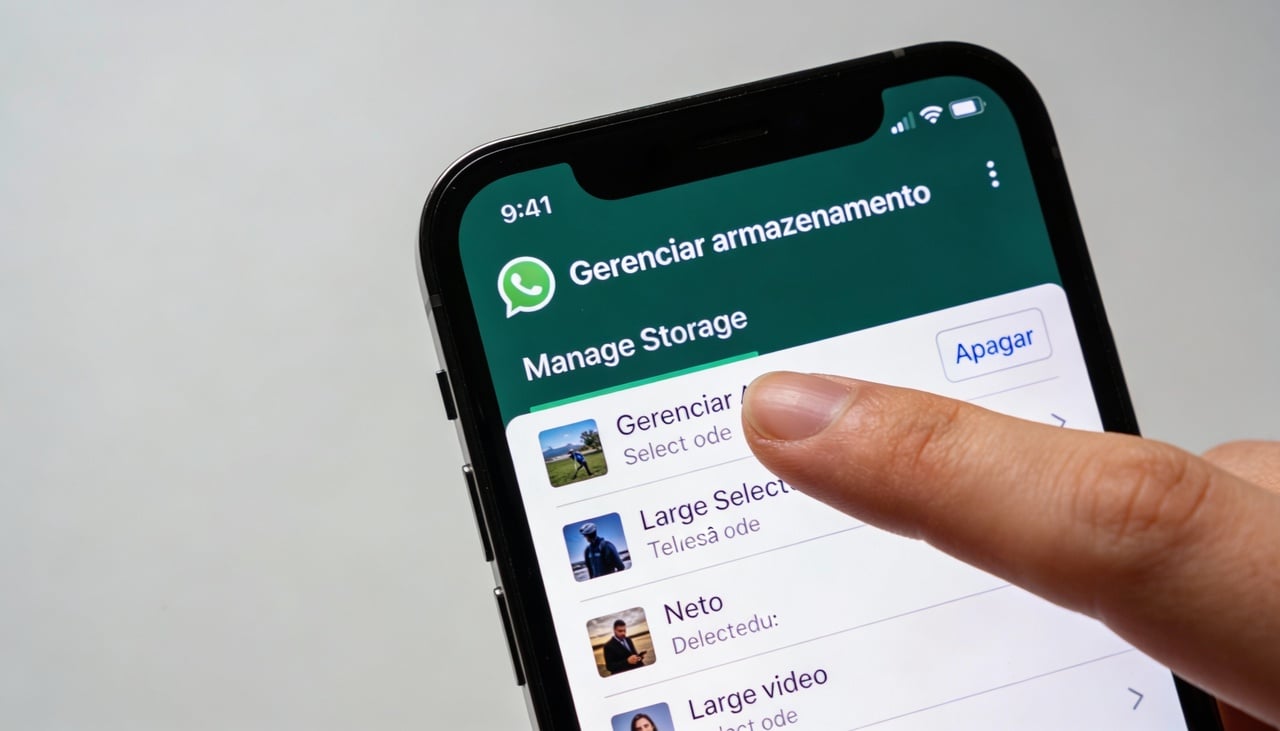 O WhatsApp armazena automaticamente cada vídeo, foto e áudio que você recebe em grupos ou conversas privadas
