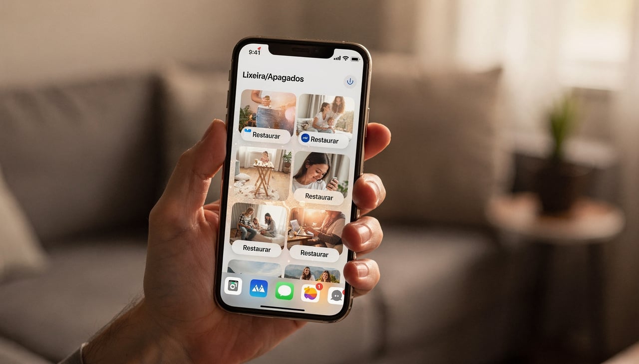 Se você não encontrou a imagem na galeria do aparelho, o próximo passo é conferir os serviços de backup automático