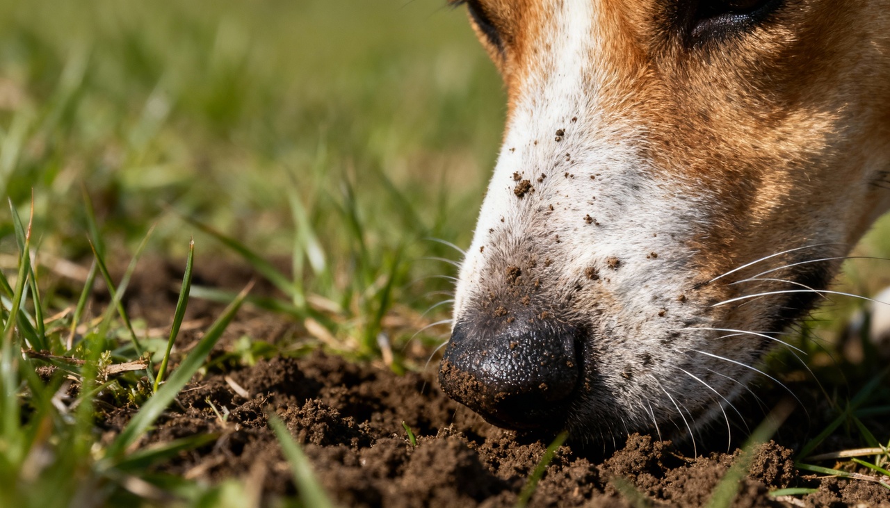 O olfato é o principal sentido dos cães, e estima-se que um cachorro possa ter centenas de milhões de receptores olfativos no nariz