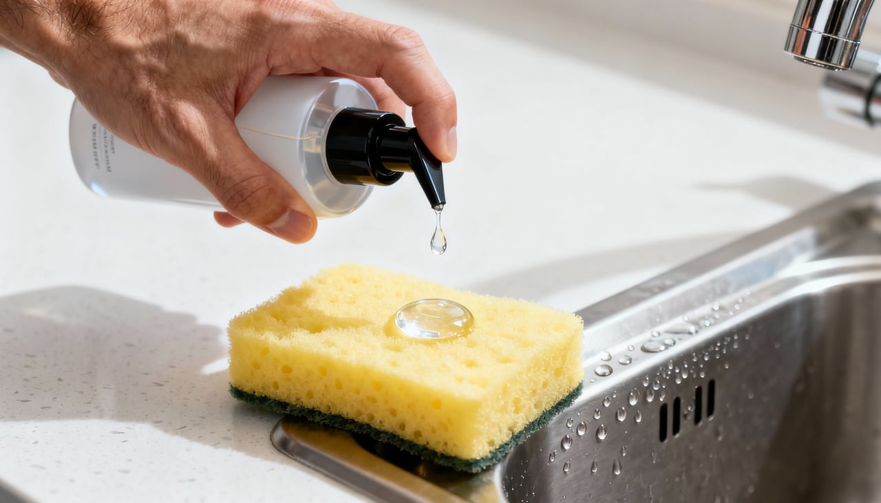 Para aumentar a durabilidade do sabão, o primeiro passo é controlar a quantidade usada em cada lavagem