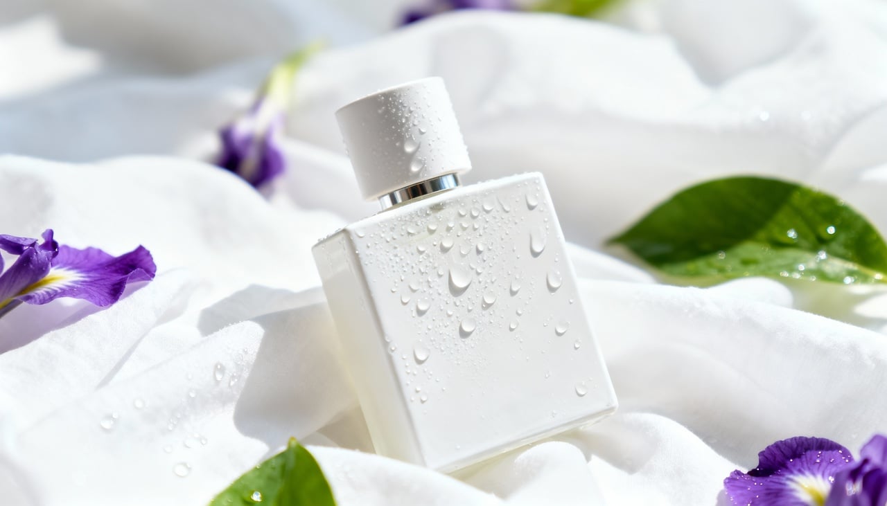 A expressão “perfume com cheiro de limpo” normalmente se refere a fragrâncias que transmitem frescor, higiene e suavidade – Imagens produzidas com uso de Inteligência Artificial