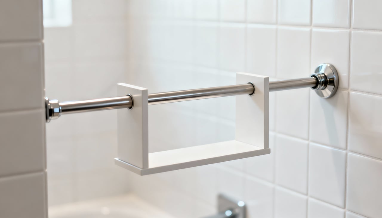 Os suportes para livros são muito úteis para organizar coisas no banheiro! Fiquei impressionada com o "truque secreto" que experimentei e foi uma verdadeira revelação