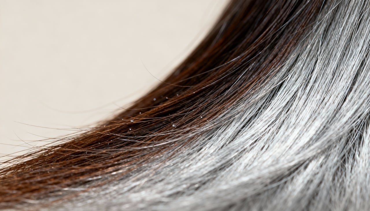 Quando se fala em cabelos grisalhos, trata-se de um fenômeno que vai muito além da estética – Imagens produzidas com uso de Inteligência Artificial