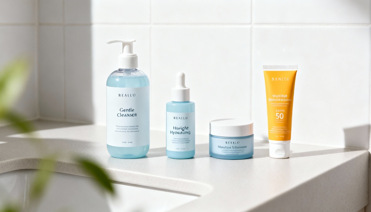 Rotina de skincare simples é um conjunto de cuidados diários com a pele que prioriza poucos passos, focados em limpeza, hidratação e proteção