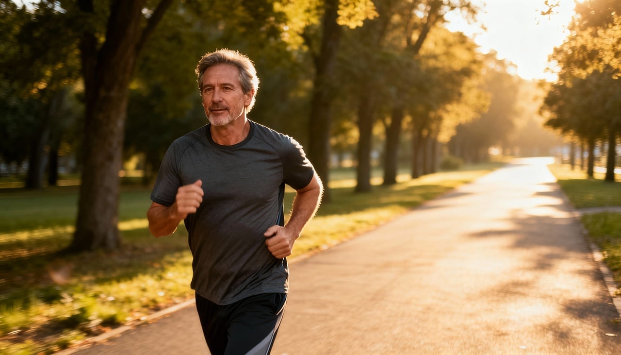 Com o avanço da idade, o organismo tende a reduzir gradualmente a massa muscular, a densidade óssea e a flexibilidade articular – Imagens produzidas com uso de Inteligência Artificial