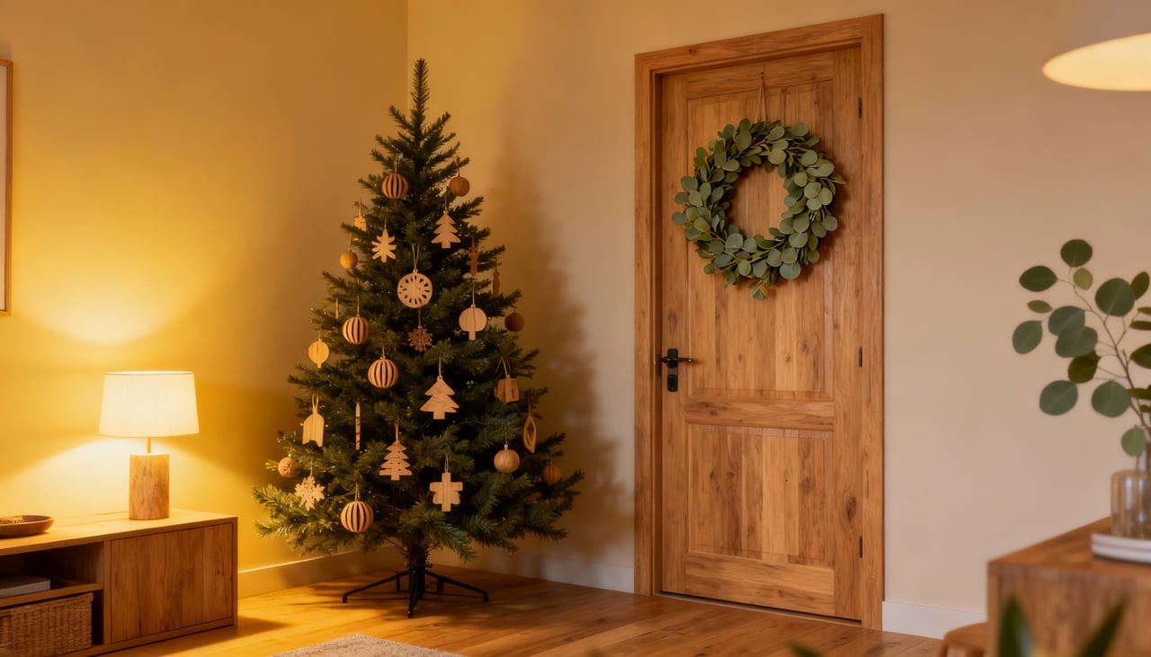 Na prática, o uso do Feng Shui na decoração de Natal parte de um princípio simples – Imagens produzidas com uso de Inteligência Artificial