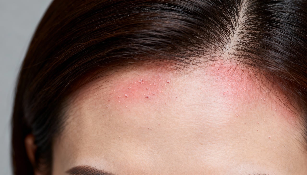 Para quem convive com couro cabeludo sensível, ler rótulos com atenção é essencial – Imagens produzidas com uso de Inteligência Artificial