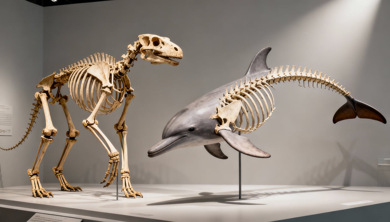 Dois animais atingem um ponto evolutivo de "não retorno" e nunca mais voltarão à terra firme