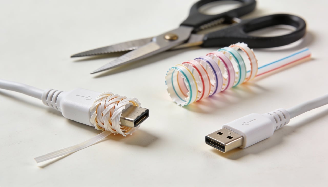 A região próxima ao conector, que muitos chamam de “pescoço” do cabo, é onde ocorre a maior tensão mecânica