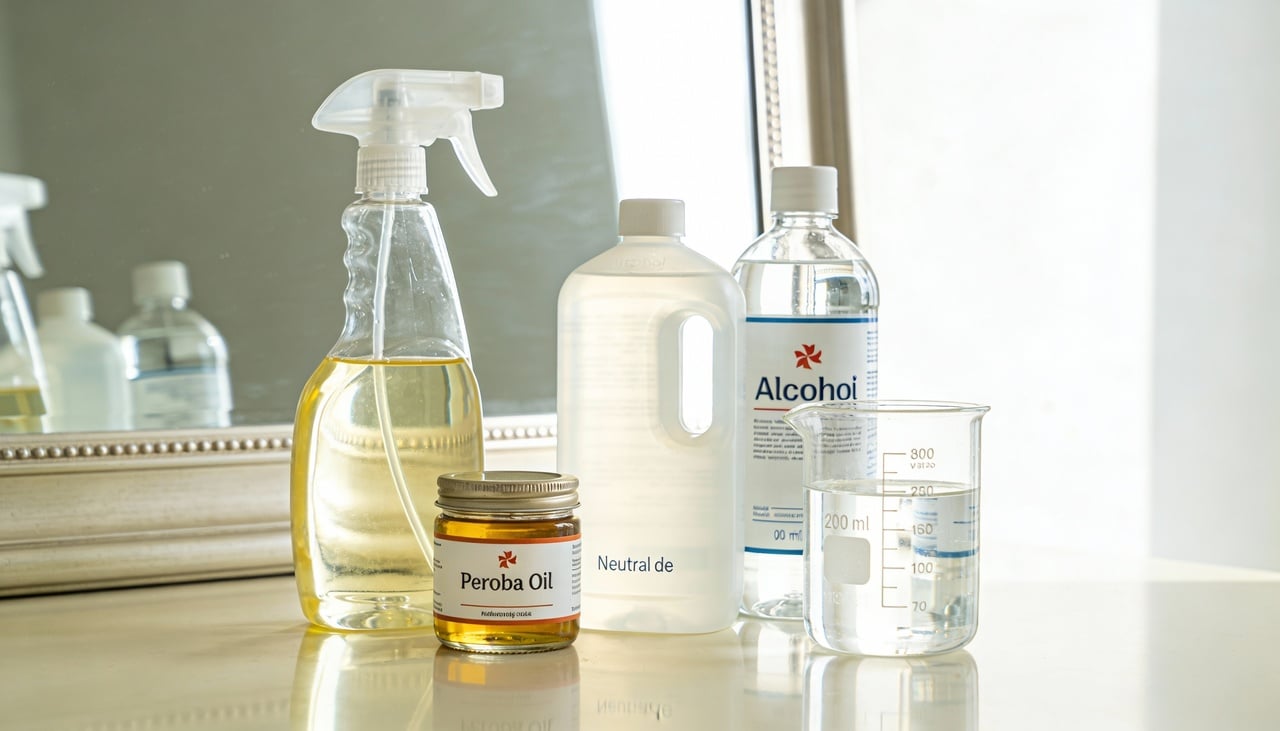 Pode parecer contraditório usar um óleo para limpar vidros, mas é justamente ele o responsável pelo “efeito antiaderente”