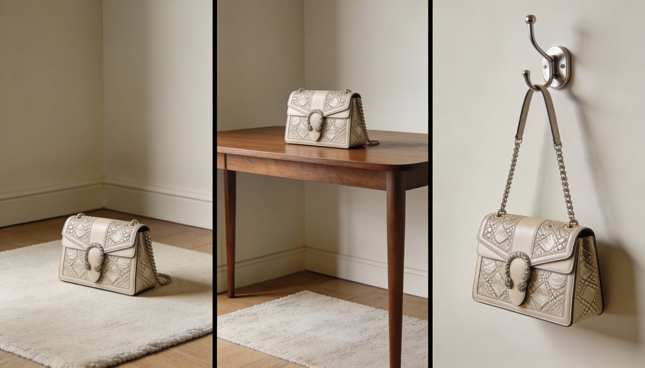 O chão é uma zona de energia “yin” pesada e, muitas vezes, suja energeticamente devido ao trânsito de sapatos que vêm da rua