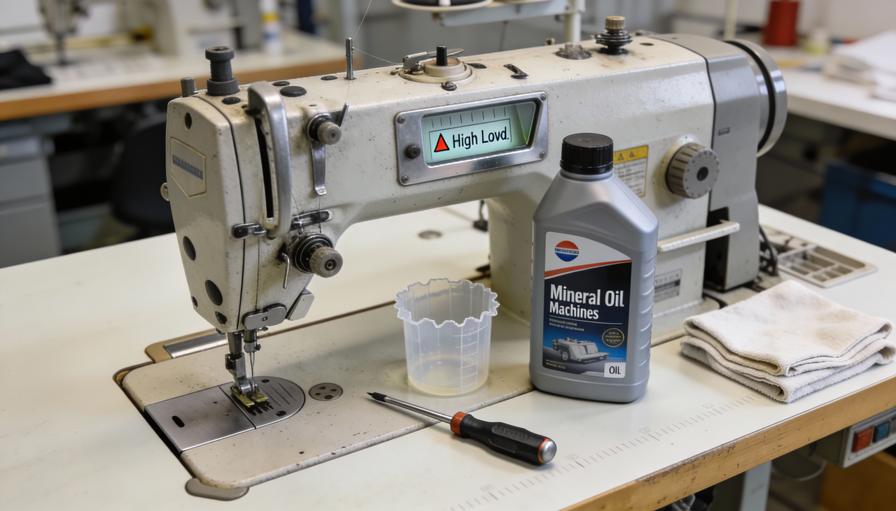 Muitas costureiras esperam a máquina fazer um barulho estranho para lembrar do óleo, mas o ideal é não deixar chegar a esse ponto