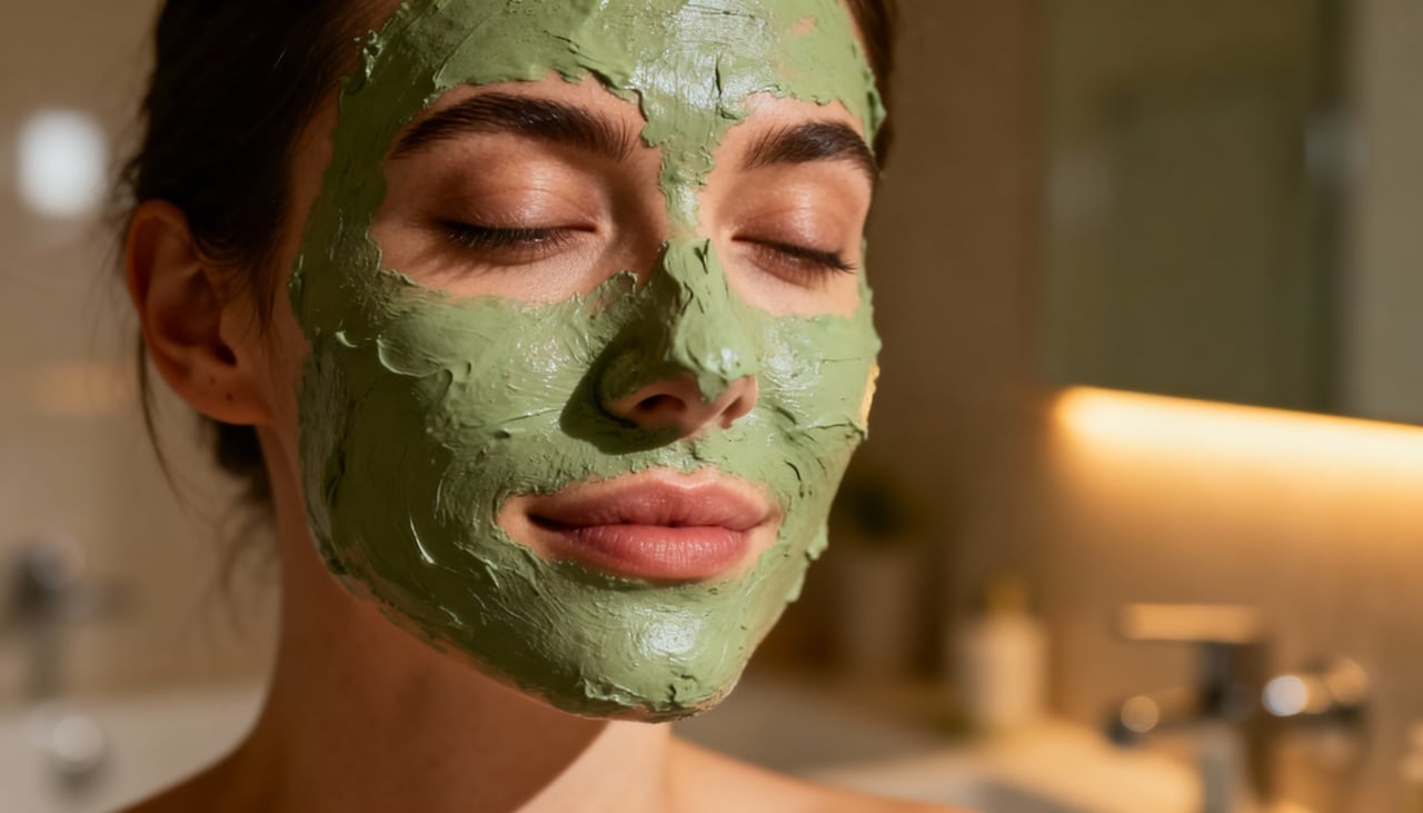 Detox facial é um conjunto de cuidados voltados para desobstruir poros, remover resíduos acumulados e equilibrar a oleosidade – Imagens produzidas com uso de Inteligência Artificial