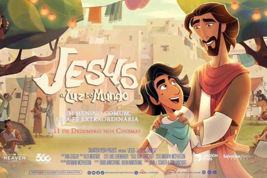 “Jesus – A Luz do Mundo” narra a história bíblica de Cristo sob a perspectiva do apóstolo João ainda criança (Imagem: Reprodução digital | Heaven Content)