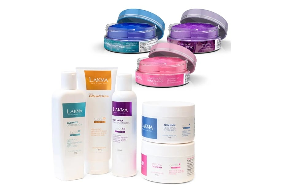 Este kit da Lakma com oito produtos custa R$289,95 no Mercado Livre