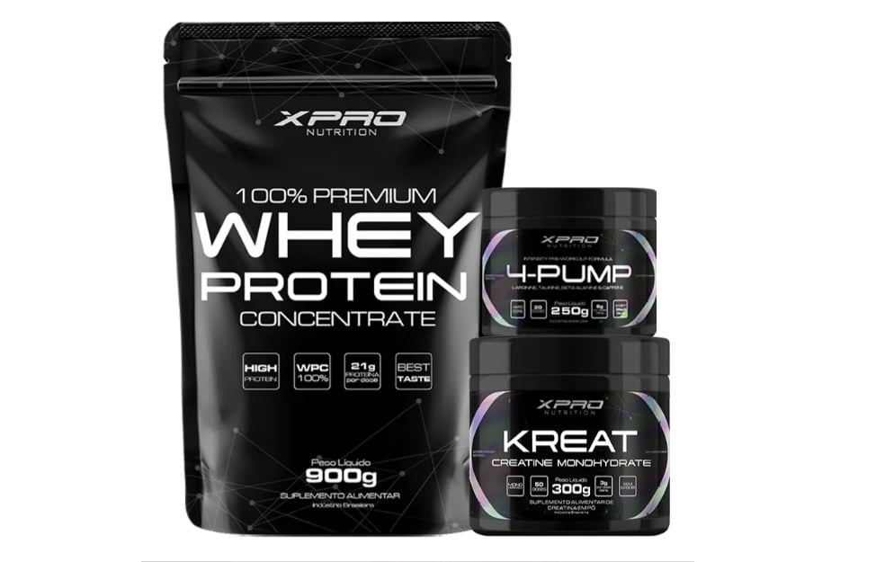 O kit com os três produtos sai por R$149,99 no Mercado Livre