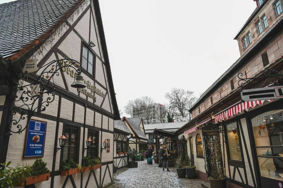 A Cidade Velha de Nuremberg se transforma em uma vila encantada