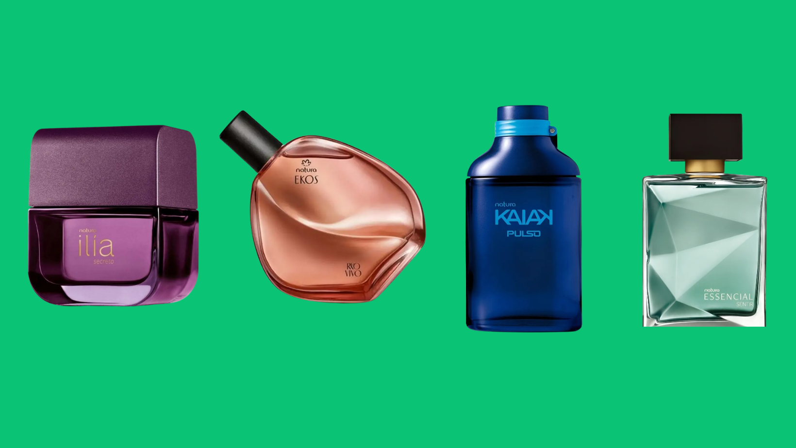 Aproveite os descontos de até 60% em vários perfumes da Natura